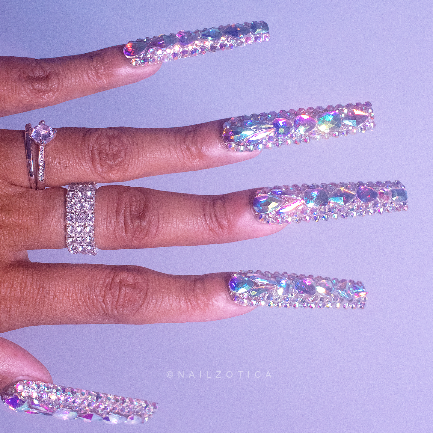 Boujie Bling - Handmade Press On Nails