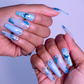 Butterfly Blues - Press On Nails