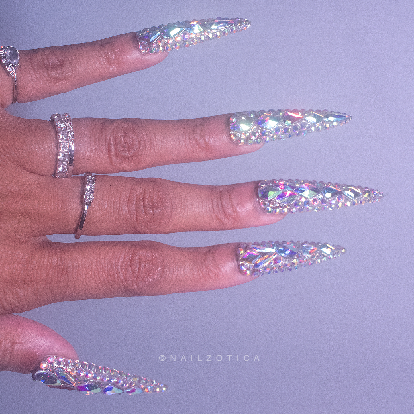 Boujie Bling - Handmade Press On Nails