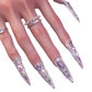 Crystal Queen - Handmade Press On Nails