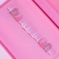 Nailzotica Short Length Reusable Acrylic Gel UV High Quality Handmade Luxury Press On Nails