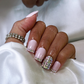 Nailzotica Short Length Reusable Acrylic Gel UV High Quality Handmade Luxury Press On Nails