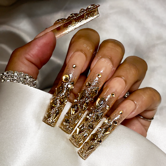 Gilded Gold - Handmade Press On Nails