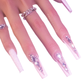 Pink Princess - Handmade Press On Nails