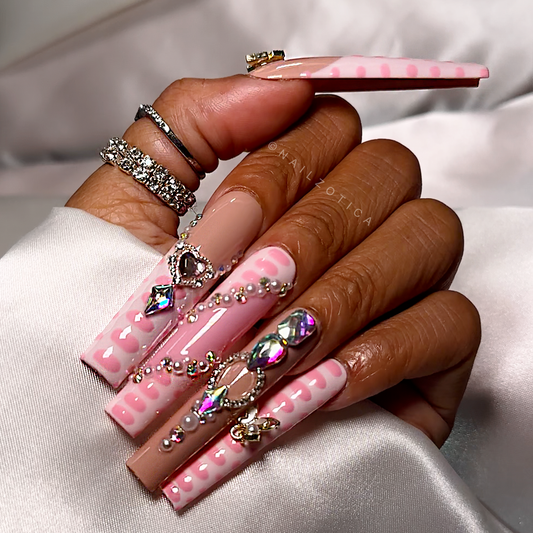 Prissy Princess - Handmade Press On Nails