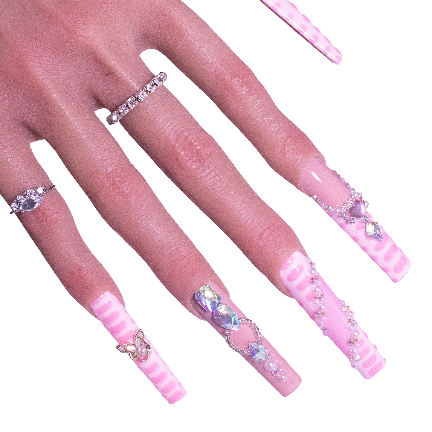 Prissy Princess - Handmade Press On Nails