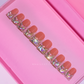 Nailzotica Short Length Reusable Acrylic Gel UV High Quality Handmade Luxury Press On Nails